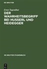 Ernst Tugendhat - Der Wahrheitsbegriff bei Husserl und Heidegger
