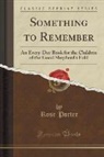 Rose Porter - Something to Remember