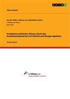 Tobias Grandel - Produktion politischer Räume durch den Ausnahmezustand bei Carl Schmitt und Giorgio Agamben