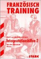 Gerd Lamsfuß-Buschmann - Französisch Training, Oberstufe: Interpretationshilfen. Bd.2
