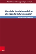 Michael Bernsen, Elma Eggert, Elmar Eggert, Angela Schrott - Historische Sprachwissenschaft als philologische Kulturwissenschaft