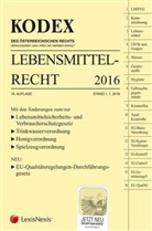 Werner Doralt - KODEX Lebensmittelrecht 2016
