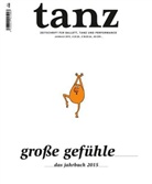 Der Theaterverlag, Der Theaterverlag - Tanz: tanz - Das Jahrbuch 2015