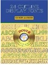Dover, Dover Dover, Dover Publications Inc, Dover Publications Inc Clip Art - 24 Outline Display Fonts Cd-Rom and Book (Audio book)