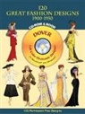 Tom Tierney - 120 Great Fashion Designs, 1900-1950, Cd-Rom and Book (Audiolibro)
