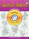 Dover Dover, Dover Publications Inc - Favorite Flowers Cd-Rom and Book (Audio book)
