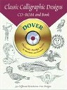 Clip Art, Dover, Dover Publications Inc, Dover Publications Inc Clip Art - Classic Calligraphic Designs Cd-Rom and Book