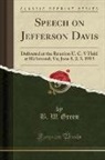 B. W. Green - Speech on Jefferson Davis