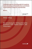 Rudolf Welser - Die Umsetzung der Verbraucherrechte-Richtlinie in den Staaten Zentral- und Osteuropas