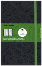 Moleskine - Moleskine Evernote Smart Notizbuch, Kariert, Large Size, schiefergrau