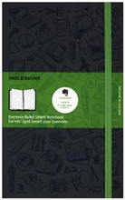 Moleskine - Moleskine Evernote Smart Notizbuch, Liniert, Large Size, schiefergrau