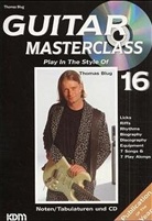 Thomas Blug, Michael Morenga, Pitti Piatkowski - Guitar Masterclass, m. Audio-CD - Bd.16: Play In The Style Of Thomas Blug, m. Audio-CD