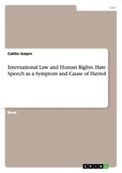 Caitlin Galpin - International Law and Human Rights.Hate Speech as a Symptom and Cause of Hatred