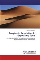 Zohreh Yousefvand - Anaphoric Resolution In Expository Texts