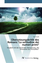 Sara Covelli - Übersetzungskritik des Romans "La solitudine dei numeri primi"