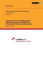Ricardo Falter - Influences of Firm- and Macro-Level Determinants on the Probability of Cross-Border Mergers and Acquisitions