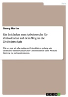 Georg Martin - Ein Leitfaden zum Arbeitsrecht für Zeitsoldaten auf dem Weg in die Zivilwirtschaft