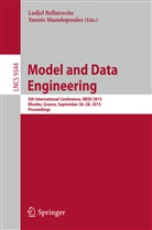 Ladje Bellatreche, Ladjel Bellatreche, Manolopoulos, Manolopoulos, Yannis Manolopoulos - Model and Data Engineering