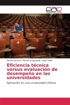 Herná Cáceres, Hernán Cáceres, Werne Kristjanpolle, Werner Kristjanpolle, Jorg Tabilo, Jorge Tabilo - Eficiencia técnica versus evaluación de desempeño en las universidades