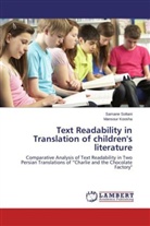 Mansour Koosha, Saman Soltani, Samane Soltani - Text Readability in Translation of children's literature