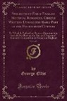George Ellis - Specimens of Early English Metrical Romances, Chiefly Written During the Early Part of the Fourteenth Century, Vol. 3 of 3