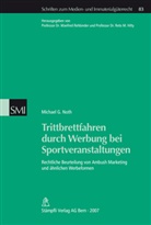 Michael G Noth, Michael G. Noth - Trittbrettfahren durch Werbung bei Sportveranstaltungen (f. d. Schweiz)