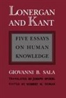 Robert M. Doran, Giovanni B. Sala - Lonergan and Kant