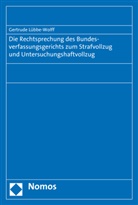 Gertrude Lübbe-Wolff - Die Rechtsprechung des Bundesverfassungsgerichts zum Strafvollzug und Untersuchungshaftvollzug