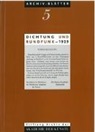 Dichtung und Rundfunk - 1929