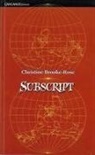 Christine Brooke-Rose, Christine Brooke-Rose - Subscript