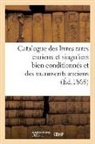 Sans Auteur, Sans Auteur - Catalogue des livres rares