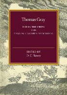 D. C. Tovey, D. C. Tovey, Tovey D. C. - Thomas Gray: Ode on the Spring and Elegy in a Country Churchyard