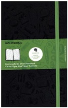 Moleskine - Moleskine Evernote Smart Notizbuch, Liniert, Large Size, schwarz