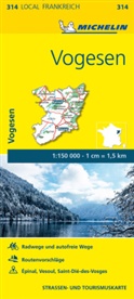 Michelin - Michelin Karte Vogesen. Haute-Saone, Vosges. Haute-Saone, Vosges