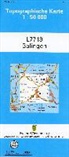 Lg, LGL - Topographische Karte Baden-Württemberg, Zivilmilitärische Ausgabe - Balingen