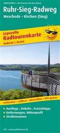 Publicpres Verlag, Publicpress Verlag - PublicPress Leporello Radtourenkarte Ruhr-Sieg-Radweg