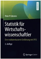 Peter P Eckstein, Peter P. Eckstein - Statistik für Wirtschaftswissenschaftler