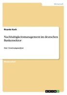 Ricarda Koch - Nachhaltigkeitsmanagement im deutschen Bankensektor