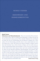 Rudolf Steiner, Rudolf Steiner Nachlassverwaltung - Erdenwissen und Himmelserkenntnis