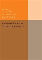 Srinivasa Ramanujan, Ramanujan Srinivasa, P. V. Aiyar, P. V. Seshu Aiyar, G. H. Hardy, Hardy G. H.... - Collected Papers of Srinivasa Ramanujan