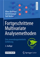 Klau Backhaus, Klaus Backhaus, Bern Erichson, Bernd Erichson, Rolf Weiber - Fortgeschrittene Multivariate Analysemethoden