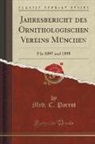 C. Parrot, Med C. Parrot, Med; C. Parrot - Jahresbericht des Ornithologischen Vereins München