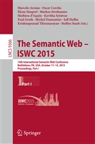 Marcelo Arenas, Osca Corcho, Oscar Corcho, Mathieu D'Aquin, Michel Dumontier, Paul Groth... - The Semantic Web - ISWC 2015