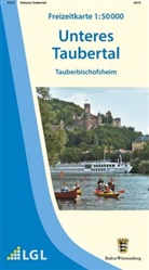 Landesam für Geoinformation und Landentwi, Lg, LGL - Topographische Freizeitkarte Baden-Württemberg Unteres Taubertal