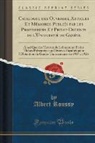 Albert Roussy - Catalogue des Ouvrages, Articles Et Mémoires Publiés par les Professeurs Et Privat-Docents de l'Université de Genève