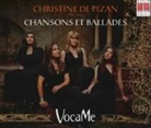 Christine de Pizan, Christine De Pizan, VocaMe - Chansons et Ballades, 1 Audio-CD (Livre audio)