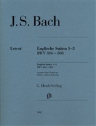 Johann Sebastian Bach, Rudolf Steglich - Johann Sebastian Bach - Englische Suiten 1-3, BWV 806-808