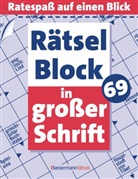 Eberhard Krüger - Rätselblock in großer Schrift. Bd.69