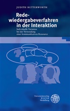 Judith Butterworth - Redewiedergabeverfahren in der Interaktion