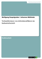 Wolfgan Daspelgruber, Wolfgang Daspelgruber, Johannes Mühleder - Verlaufsformen von Arbeitskonflikten im Industriebetrieb